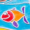 Kolorowanka Dotykowa Ryba Biala